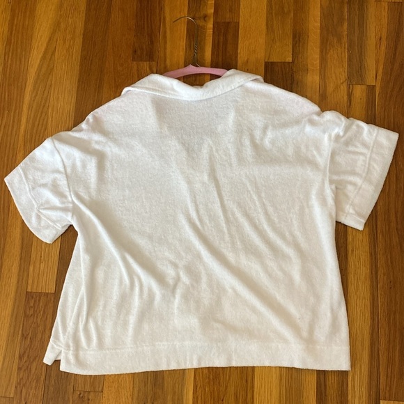 Jane and Delancey Women’s White V-Neck Collared Shirt Size M - Picture 7 of 7